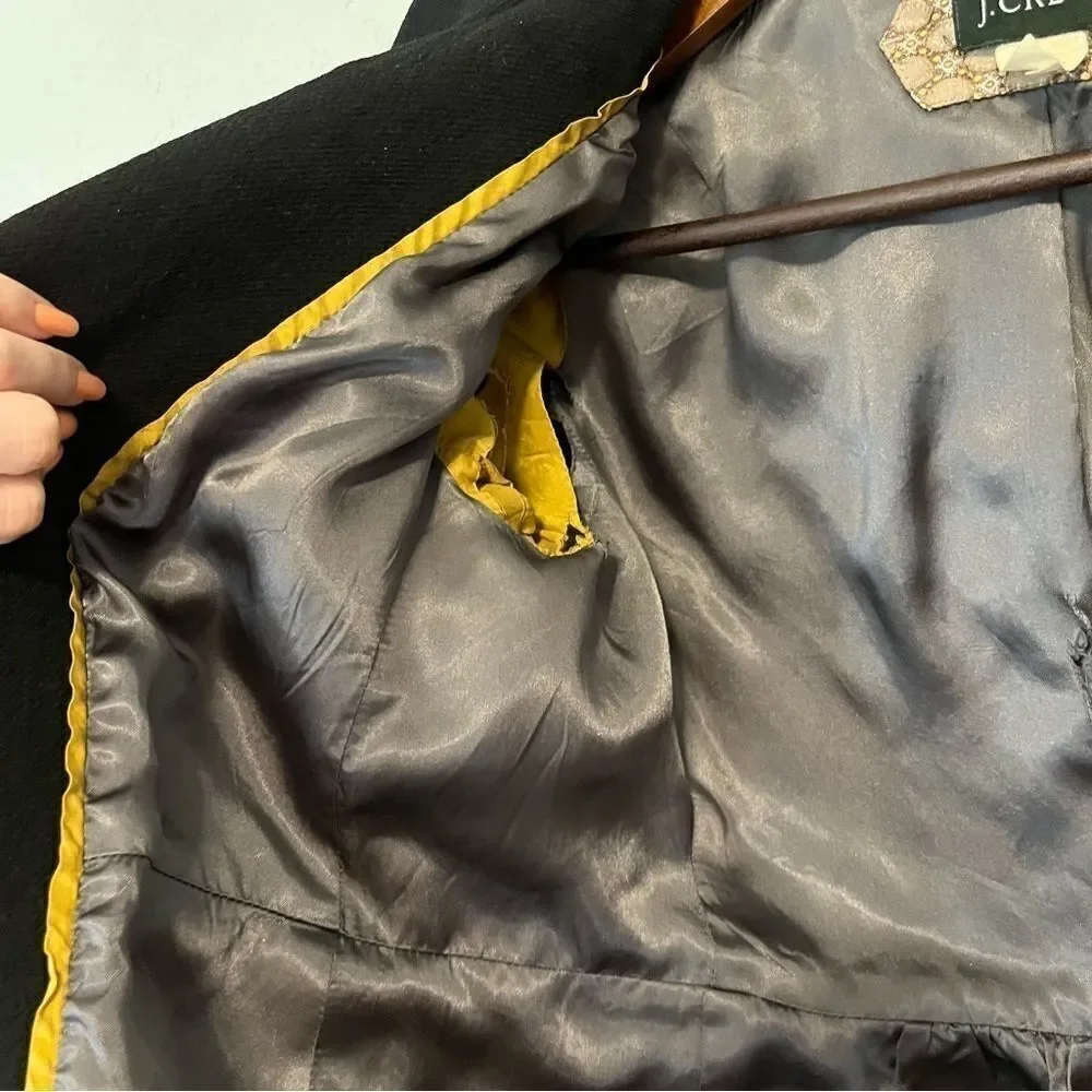 J. Crew Black Pea Coat - Picture 13 of 13